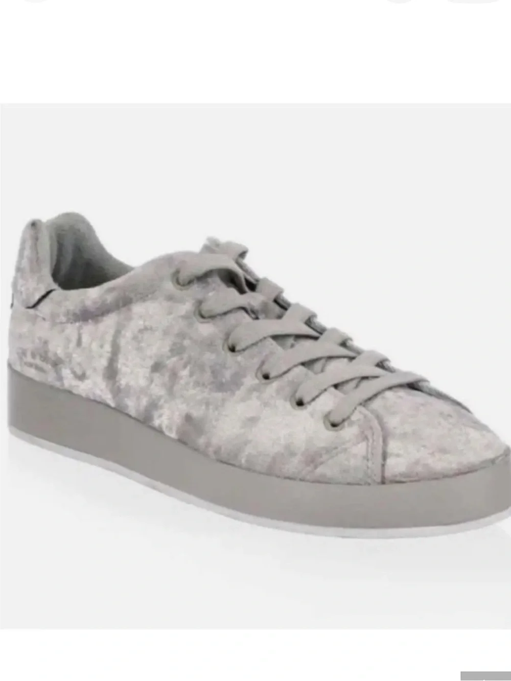 Rag & Bone Crusher Dove Velvet Classic Sneakers, Size 10, New without Tag